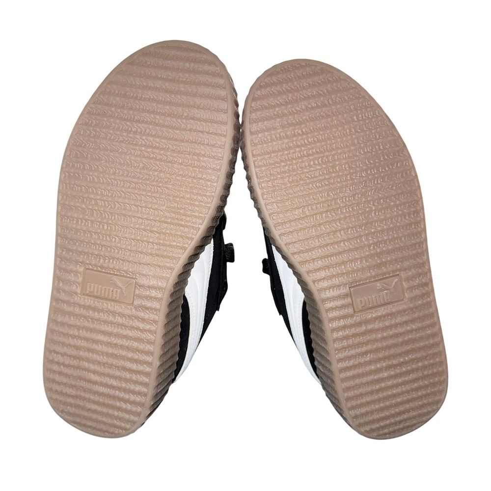 Puma Fenty by Rihanna Suede Creeper Black White Gum Platform Womens 6 NEW RARE - Picture 12 of 14